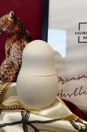 Шкатулка Матрешка гладкая 