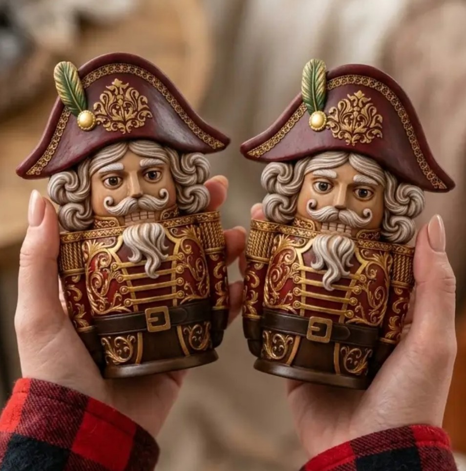 Шкатулка "Деревянный Щелкунчик" 16 см